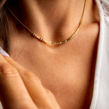 Morse Code Necklace