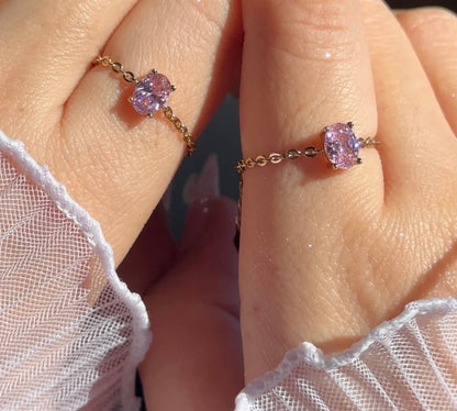 Zunaira Adjustable Chain Ring